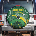 Personalised Australia Swimming Spare Tire Cover Aussie Dolphin Aboriginal National Color