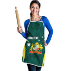 Australia Cricket Custom Apron Go Aussie Dynamic Green - Aussie Hoodie