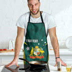 Australia Cricket Custom Apron Go Aussie Dynamic Green - Aussie Hoodie