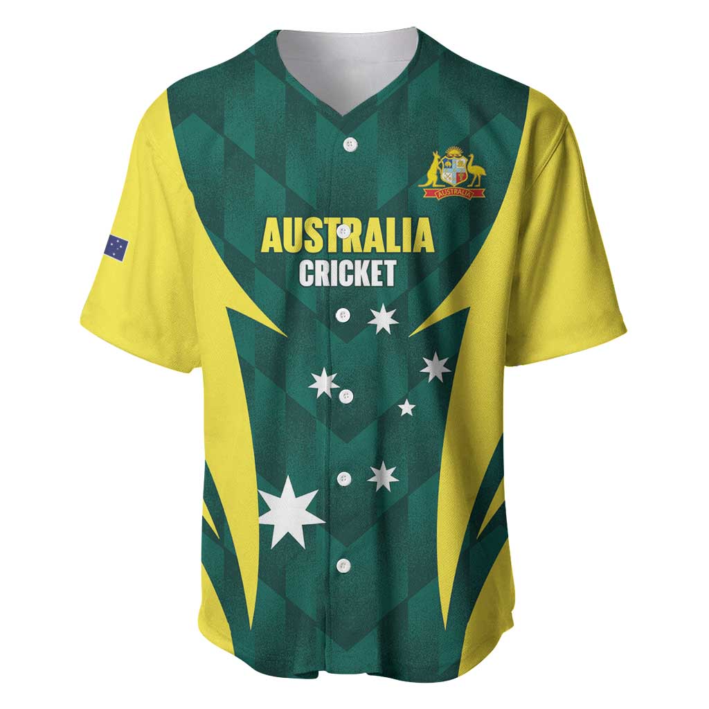 Australia Cricket Custom Baseball Jersey Go Aussie Dynamic Green - Aussie Hoodie