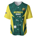 Australia Cricket Custom Baseball Jersey Go Aussie Dynamic Green - Aussie Hoodie