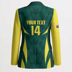 Australia Cricket Custom Blazer Go Aussie Dynamic Green - Aussie Hoodie