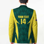 Australia Cricket Custom Blazer Go Aussie Dynamic Green - Aussie Hoodie