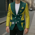 Australia Cricket Custom Blazer Go Aussie Dynamic Green - Aussie Hoodie