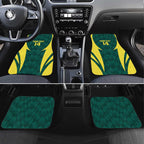 Australia Cricket Custom Car Mats Go Aussie Dynamic Green - Aussie Hoodie