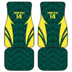 Australia Cricket Custom Car Mats Go Aussie Dynamic Green - Aussie Hoodie
