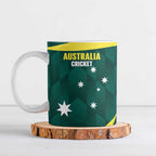 Australia Cricket Custom Ceramic Mug Go Aussie Dynamic Green - Aussie Hoodie