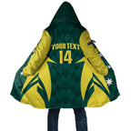Australia Cricket Custom Cloak Go Aussie Dynamic Green - Aussie Hoodie