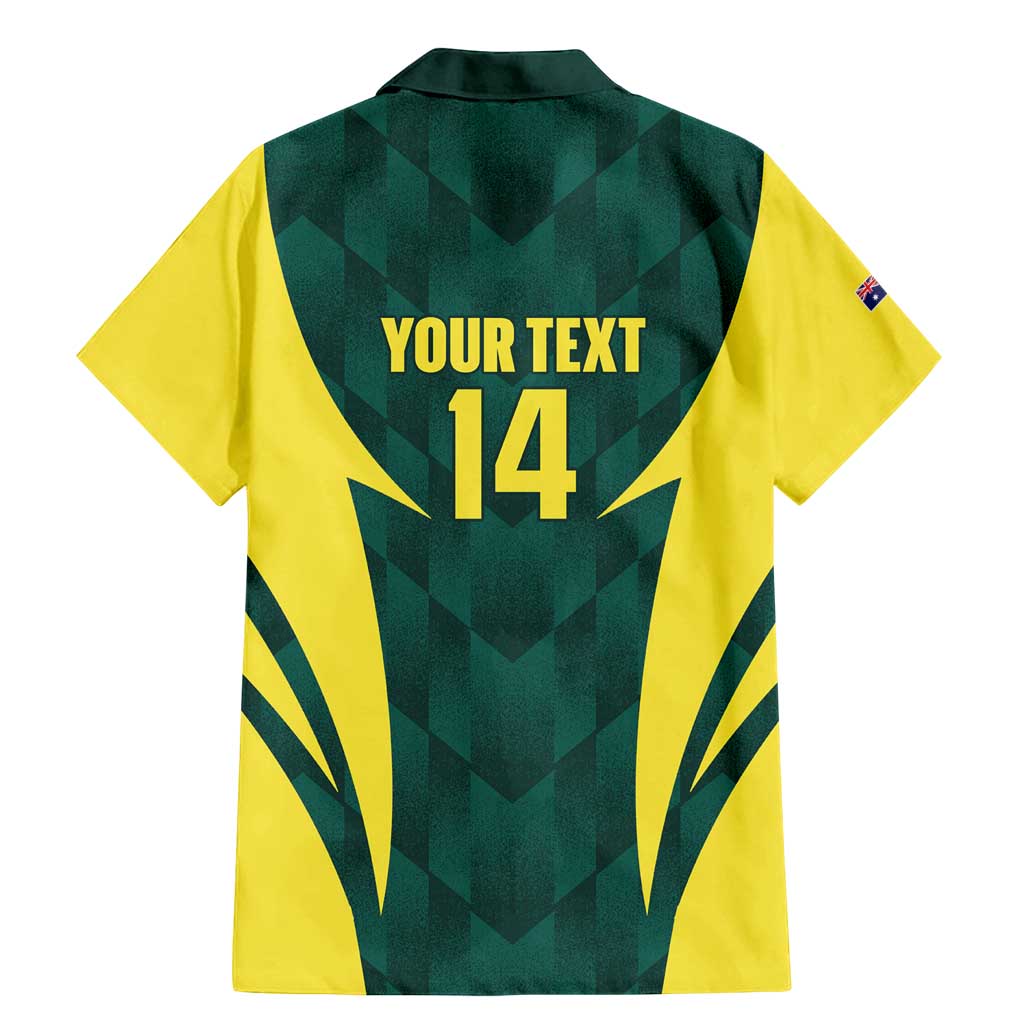 Australia Cricket Custom Family Matching Mermaid Dress and Hawaiian Shirt Go Aussie Dynamic Green - Aussie Hoodie