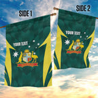 Australia Cricket Custom Garden Flag Go Aussie Dynamic Green - Aussie Hoodie