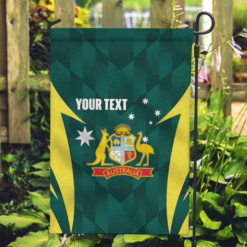 Australia Cricket Custom Garden Flag Go Aussie Dynamic Green - Aussie Hoodie