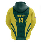 Australia Cricket Custom Hoodie Go Aussie Dynamic Green - Aussie Hoodie
