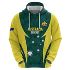 Australia Cricket Custom Hoodie Go Aussie Dynamic Green - Aussie Hoodie