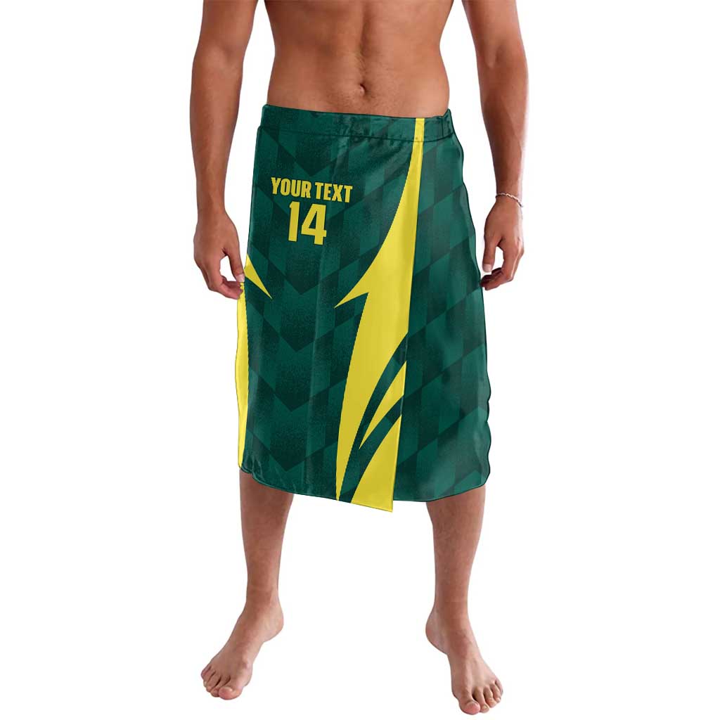 Australia Cricket Custom Lavalava Go Aussie Dynamic Green - Aussie Hoodie
