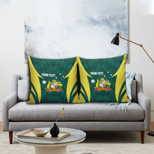 Australia Cricket Custom Pillow Cover Go Aussie Dynamic Green - Aussie Hoodie