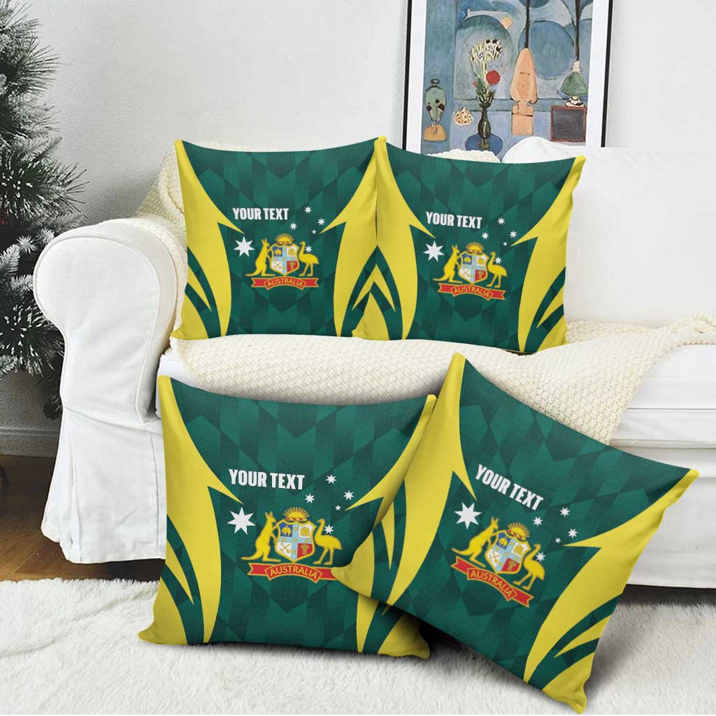 Australia Cricket Custom Pillow Cover Go Aussie Dynamic Green - Aussie Hoodie