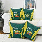 Australia Cricket Custom Pillow Cover Go Aussie Dynamic Green - Aussie Hoodie