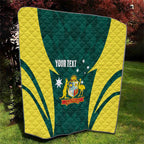 Australia Cricket Custom Quilt Go Aussie Dynamic Green - Aussie Hoodie