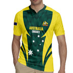 Australia Cricket Custom Rugby Jersey Go Aussie Dynamic Green - Aussie Hoodie