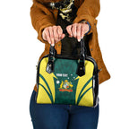 Australia Cricket Custom Shoulder Handbag Go Aussie Dynamic Green - Aussie Hoodie