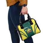Australia Cricket Custom Shoulder Handbag Go Aussie Dynamic Green - Aussie Hoodie