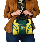 Australia Cricket Custom Shoulder Handbag Go Aussie Dynamic Green - Aussie Hoodie