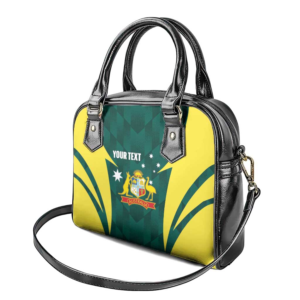 Australia Cricket Custom Shoulder Handbag Go Aussie Dynamic Green - Aussie Hoodie