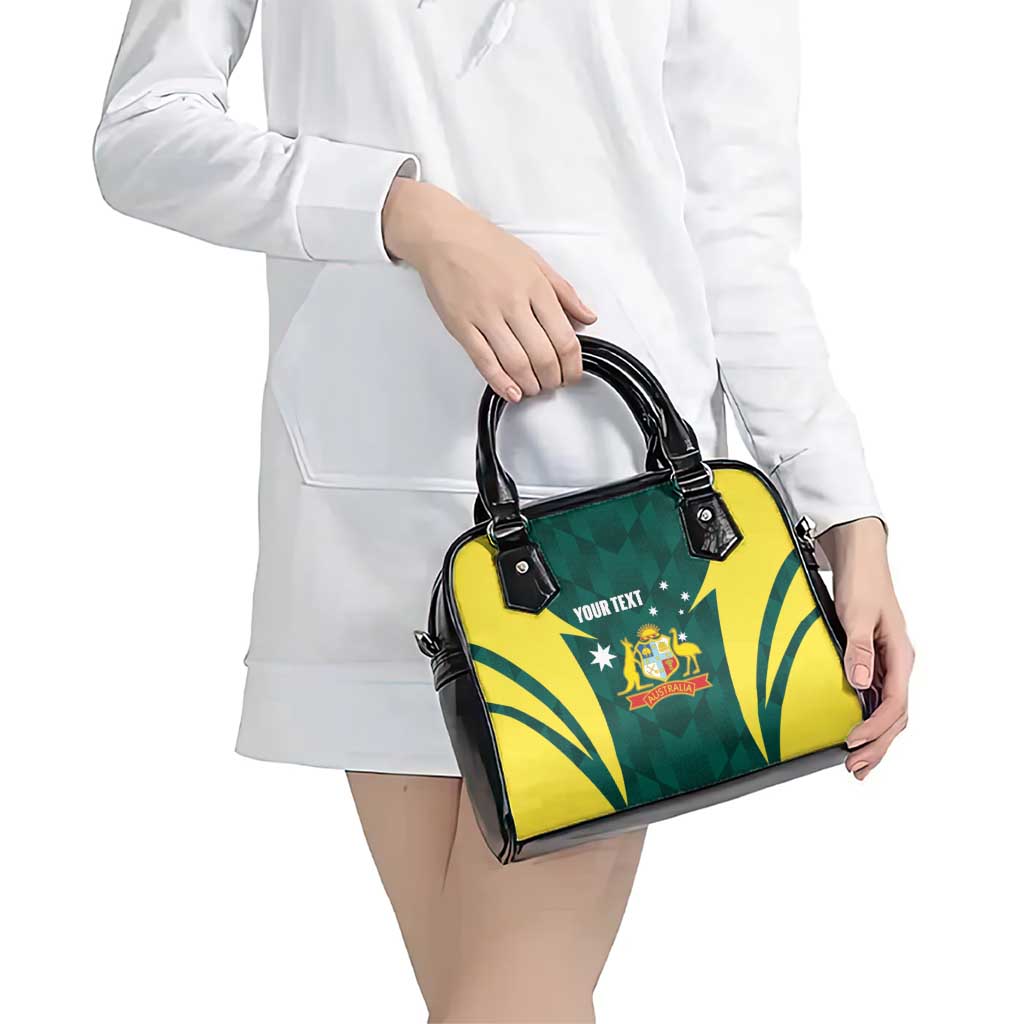 Australia Cricket Custom Shoulder Handbag Go Aussie Dynamic Green - Aussie Hoodie