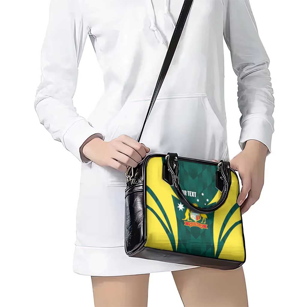 Australia Cricket Custom Shoulder Handbag Go Aussie Dynamic Green - Aussie Hoodie