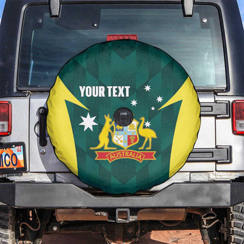 Australia Cricket Custom Spare Tire Cover Go Aussie Dynamic Green - Aussie Hoodie