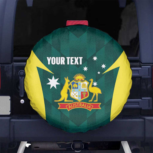 Australia Cricket Custom Spare Tire Cover Go Aussie Dynamic Green - Aussie Hoodie