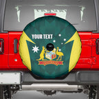 Australia Cricket Custom Spare Tire Cover Go Aussie Dynamic Green - Aussie Hoodie