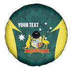 Australia Cricket Custom Spare Tire Cover Go Aussie Dynamic Green - Aussie Hoodie