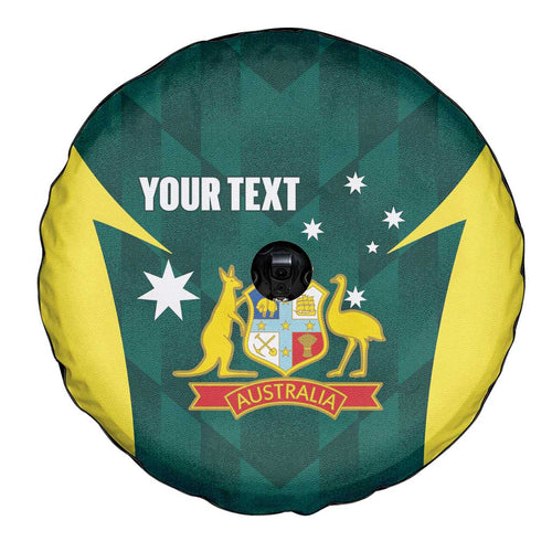 Australia Cricket Custom Spare Tire Cover Go Aussie Dynamic Green - Aussie Hoodie