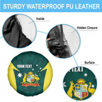 Australia Cricket Custom Spare Tire Cover Go Aussie Dynamic Green - Aussie Hoodie