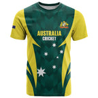 Australia Cricket Custom T Shirt Go Aussie Dynamic Green - Aussie Hoodie