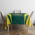 Australia Cricket Custom Tablecloth Go Aussie Dynamic Green - Aussie Hoodie