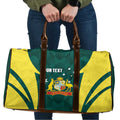 Australia Cricket Custom Travel Bag Go Aussie Dynamic Green - Aussie Hoodie