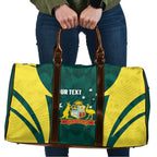 Australia Cricket Custom Travel Bag Go Aussie Dynamic Green - Aussie Hoodie