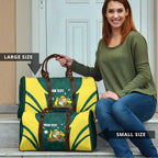 Australia Cricket Custom Travel Bag Go Aussie Dynamic Green - Aussie Hoodie