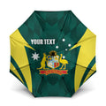 Australia Cricket Custom Umbrella Go Aussie Dynamic Green - Aussie Hoodie