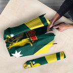 Australia Cricket Custom Umbrella Go Aussie Dynamic Green - Aussie Hoodie