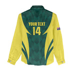 Australia Cricket Custom Women Casual Shirt Go Aussie Dynamic Green - Aussie Hoodie
