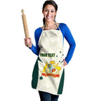 Australia Cricket Custom Apron Go Aussie Test Dynamic White - Aussie Hoodie