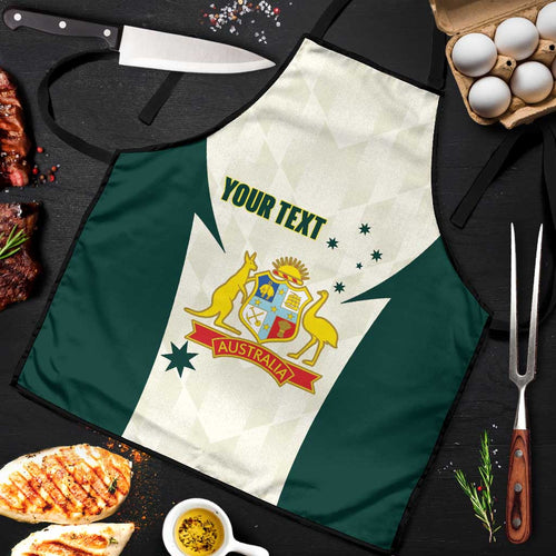 Australia Cricket Custom Apron Go Aussie Test Dynamic White - Aussie Hoodie