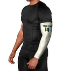 Australia Cricket Custom Arm Sleeves Go Aussie Test Dynamic White - Aussie Hoodie