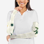 Australia Cricket Custom Arm Sleeves Go Aussie Test Dynamic White - Aussie Hoodie