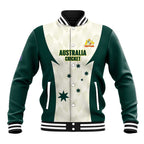 Australia Cricket Custom Baseball Jacket Go Aussie Test Dynamic White - Aussie Hoodie