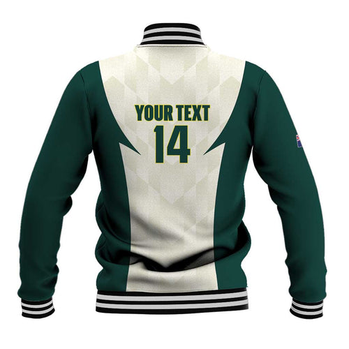 Australia Cricket Custom Baseball Jacket Go Aussie Test Dynamic White - Aussie Hoodie