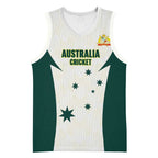Australia Cricket Custom Basketball Jersey Go Aussie Test Dynamic White - Aussie Hoodie